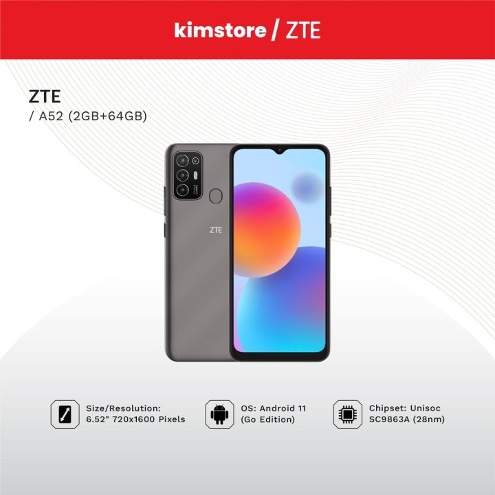 Zte A52 (4GB/64GB) | Lazada PH