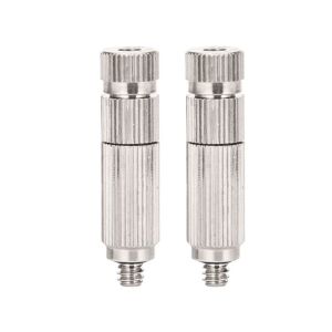 OUREAL 3/16 Inch Misting Nozzle Brass 0.1mm~0.5mm Atomization Sprayer Durable Cooling Nozzles