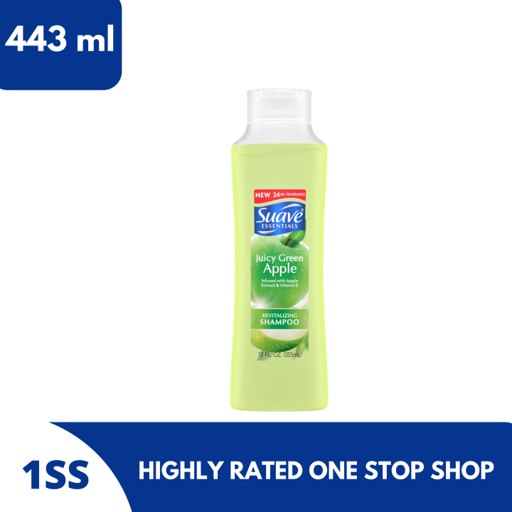 Suave Juice Apple Green Revitalizing Shampoo, 443ml