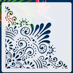 OPEAREY Có thể tái sử dụng Bộ khuôn mẫu Mandala Thiết kế dân tộc Kích thước lớn Mẫu stencil Dự án tự làm Đa bề  Mẫu vẽ tranh Trang trí tường