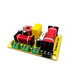 350W 3 Way Treble Bass Frequency Divider Audio Speaker Crossover for DIY Home