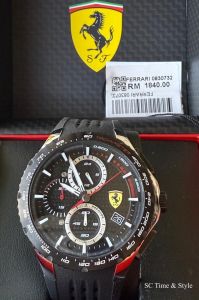 ⌚ Ferrari Scuderia Pista Chronograph Watch