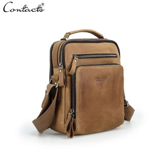 Contacts 100% da thật Túi Đeo Vai Nam Túi đeo chéo cho nam giới chất lượng cao bolsas đeo chéo thời trang túi cho 9.7 "iPad