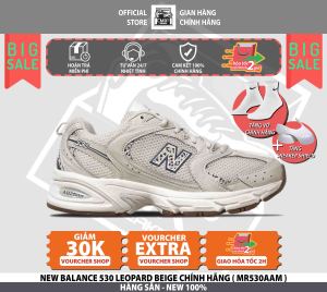 Giày 𝑵𝙚𝒘 𝑩𝙖𝒍𝙖𝒏𝙘𝒆 530 LEOPARD BEIGE ( MR530AAM ) - REAL AUTHENTIC 100% - Hàng Sẵn Shop