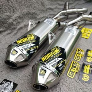 Knalpot Norifumi Rocket 4 Stainless KLX S G BF Dtracker Old New CRF 150L WR 155R Trail