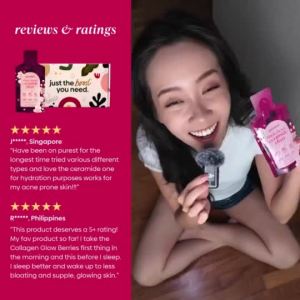 Purest Co Black Cherry Ceramide Elixir Natural Beauty Supplement Deeply Hydrate Skin Promote Skin Renewal & Youthful Rejuvenation