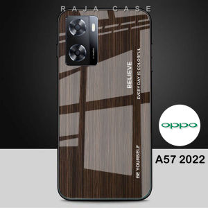 Softcase Glass Kaca OPPO A57 2022 Casing Hp - J68