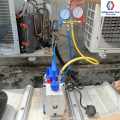 CZ mesin pam vakum angin paip mudah alih untuk aircon / peti sejuk 冷气雪柜 真空泵抽气 安装冷气必备 更换压缩机 refrigeration pipe vacuum pump cleaner portable / pressure display refrigeration parts & tools sales refrigerant item. 