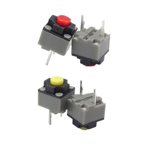 10Pcs Kailhs Silents Button Mouse MicroSwitch 6x6x7.3mm 10 Million Clicks for Quiet Environment