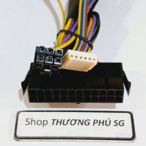 Cáp nguồn ATX 24 Pin ra 6 Pin và 6 Pin dài (PSU 18AWG) / Cáp dài 32Cm