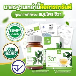 ผลิตภัณฑ์อาหารเสริมที่อ.ยิ่งศักดิ์ (โปรโมชั่นแคป6+ชา 2) Chewa ชีวา เบาหวาน ความดัน แคปซูลผักเชียงดา สมุนไพรเบาหวาน ปัสสาวะบ่อย มือชา
