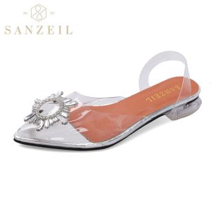 Heels Hak Tinggi Bohemian Transparan Kaca Wanita Import 0004