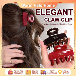 Elegant Hair Claw Clip Glossy Resin Shark Clip Non Slip Ponytail Holder Korean Style Hair Accessories for Women Girls