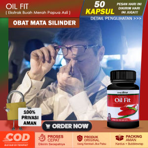 Obat Mata Buram Silinder Penglihatan Kabur Buram Berbayang Obat Mata Minus Mata Berlemak Pterygium Atasi Mata Merah Mata Alergi Oil Fit Herbal Multikhasiat Isi 50 Kapsul