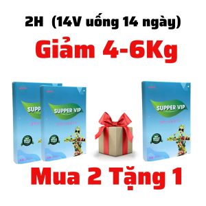 [SIÊU MẠNH] Giảm cân nhanh SUPPER VIP Nhật dành cho cơ địa khó giảm- LIỆU TRÌNH 7 ngày