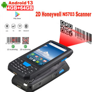Soonpos Android 13 Handheld Mobile Computer Upgraded Honeywell N5703 PDA Scanner 1D 2D POS Terminal Data Capture Wireless Wifi 4G Bluetooth Warehouse Express Inventory Delivery Collector Digtal Computer Rugged PDA Barcode Reader Free Software Orca Scan