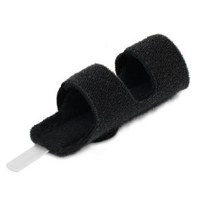 Bunmo Adjustable Finger Splint Pain Relief Trigger Finger Fixing Splint Straightening Brace Support Correction of mallet extensor tendon rupture with finger joint sheath aluminum alloy splint for finger fracture