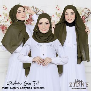 Pashmina inner tali ceruti baby doll premium