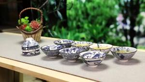 【Tea Cup Ceramic】 Cawan Teh Set Teh Tembikar Gelas Wain Cawan Teh Kecil Isi Rumah Cawan Tunggal Cawan Pertarungan Biru dan Putih Cawan Induk Minum Teh Peribadi Tea Cup Ceramic Set Household Small Wine Single Blue White Hat Personal Mas