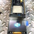 ESP32 ESP8266 ESP-32 Wifi Bluetooth BLE + Oled Display + 18650 Battery - Yellow Blue. 