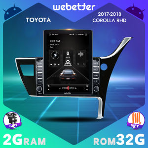 WeBetter TopNavi 9.7inch Tesla Style Vertical Screen Android Car Radio Audio Video Stereo Player For Toyota Corolla Altis 2017/2018 With Bluetooth WiFi SWC MirrorLink Split Screen GPS Navigation
