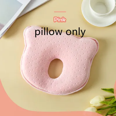 Baby Memory Foam Pillow Cotton Breathable Infant Head Shaping Pillow Prevent Flat Head Sleeping for 0-12month MY179