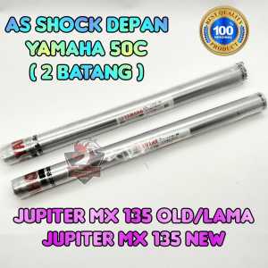 As Shok Depan 50C Asli Original Motor Yamaha Jupiter MX 135 Old / Lama  Jupiter MX 135 New 2 batang Sepasang Pipa halu halu ass sok  skok shock sock Ori Ygp 5OC