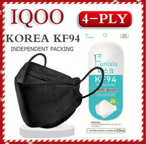 IQOO 50pcs KF94 Original face Maskmask holder strap necklace with design Korean Original KF94 Adult Mask 4 Layer Non-woven Protection Filter kf 94 Lapis Perlindungan 3D Fish Mouth Mask kn95 Anti Viral  Anti Dust  Mask Korean Style Ready Stock