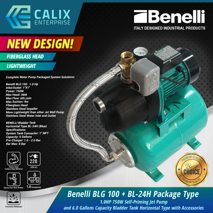 New Design* Self Priming Jet Booster Water Pump 750W and