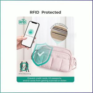 Crossbody Bag Multi-compartment Organizer Bag Adjustable Shoulder Strap Multi-purpose Focus