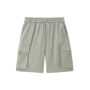 [Online Exclusive - Korea Collection]Giordano Men Drawstring Elastic Waist Cargo Pockets Shorts