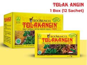 Tolak Angin Cair Dewasa 1Box Isi 12 Saset Jamu Herbal Sido Muncul Pilihan Orang Pintar
