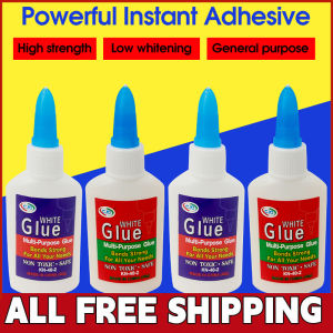 【Free Shipping】New 20PCS 2in1 White Glue 40g Sticky glue DIY Tool Hand Work Stationery Student Teacher School Supplies glue 2 IN 1 White Glue 40g Student Hand Work School Supplies Office Supplies Stationary DIY Craft COD