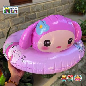 Ban Renang Anak Model Bulat 70cm Kuromi - Swim Ring Kids Motif Kartun - Pelampung Renang Bulat Diameter 70cm Karakter Kuromi