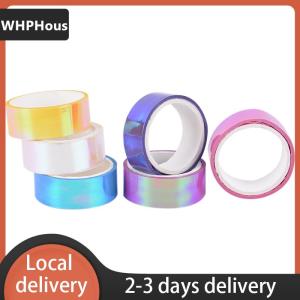 [COD] WHPHous Ship within 24 hours 5m Rhythmic Gymnastics Decoration Holographic Prismatic Glitter Tape Hoops Stick