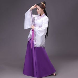 Hanfu Retro Costume Female Chinese Ancient Performance Traditional Adult Dance