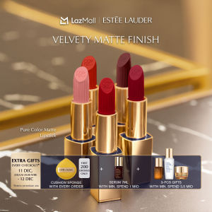 Estee Lauder Pure Color Matte Lipstick | Lipstik Velvet Tahan Lama 10 Jam Menghidrasi