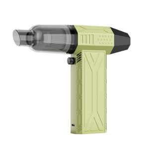 LIUJIR Động cơ không chổi than Quạt Turbo Bạo Lực 200W 52m/giây Quạt cầm tay không dây Máy thổi bụi không khí Có thể sạc lại Máy thổi bụi điện Dụng cụ làm sạch bụi