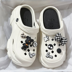 [Free Shipping] WomenS Thick-Soled Height-Increasing Clogs For Summer 2025 New Anti-Slip And Odor-Resistant Beach Closed-Toe Sandals