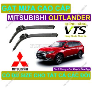 Gạt Mưa Silicon Kính Lái Mitsubishi Outlander Cặp Gạt M.ưa Kính Lái Mitsubishi Outlander Có Đủ S.ize Cho Outlander