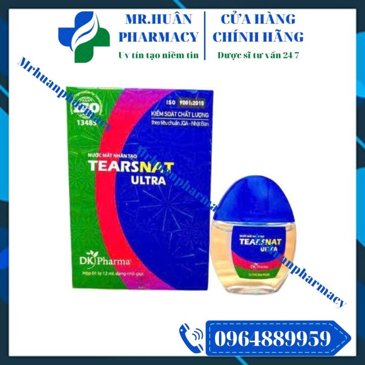 Nước mắt nhân tạo Tearsnat Ultra 12ml - Dùng cho người sử dụng kính áp ...