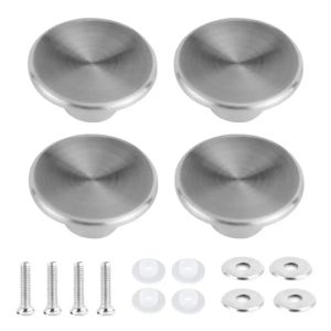 Lid Handle Universal Stainless Steel Pot Glass Lid Cover Handle Circular Pot Lid Knob Handle Durable And Sturdy Easy To Install Pot Cover