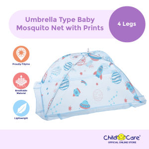 Child Care Umbrella Type Baby Mosquito Net with Prints