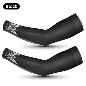 WEST BIKING 1 Pair Arm Sleeves Ice Silk Anti-UV Arm Protectors Running Cycling Fishing Driving Long Sleeves Outdoor Sport Arm Sleeves for Women Men