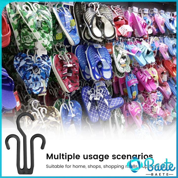 Baete%2010pcs%20Shoes%20Drying%20Racks%20Multi-purpose%20Hanger%20Space%20Saving%20Slipper%20Double%20Hooks%20Supermarket%20Shelf%20-%20Image%204