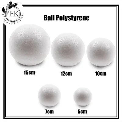 [Ready Stock] 1 Pcs | Ball Foam | Gabus Bulat | Styrofoam Balls | Polistyrene Foam Bulat | 7cm | 10cm | 15cm | 球形保丽龙 |