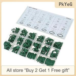 [COD] PkYeG Tool 530Pcs Seal O-ring R134a Repair Car Air Conditioning Rubber Sealant Box Set