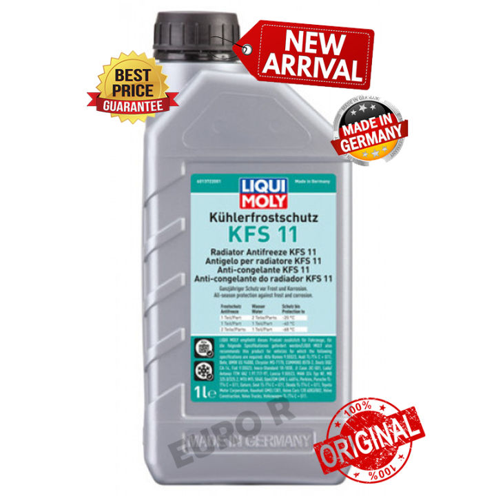 LIQUI MOLY RADIATOR COOLEN ANTIFREEZE KFS 11 ( 100% ORIGINAL ) - 1L ...