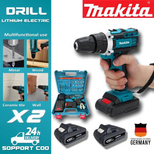 Makita Cordless Drill Brushless Hand Drill 168V 48V 24V 12V 2 Battery Electric Drill Set Japan Made Hammer