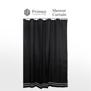 PRIMEO Premium Shower Curtain Waterproof Bathroom Curtain 180x180cm - Bathroom Essential